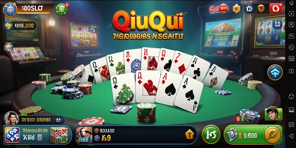 Tampilan menarik dari gameplay seru QiuQiu di 180SLOT.
