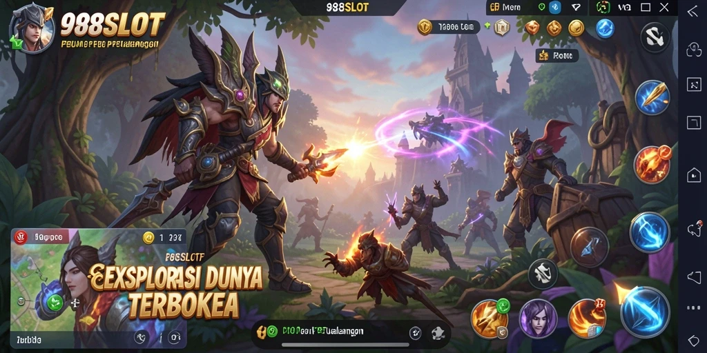 Tampilan gameplay 988SLOT yang menakjubkan dalam dunia terbuka.