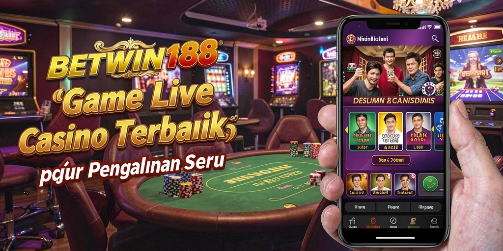 Tampilan gameplay Live Casino yang mendebarkan di BETWIN188.