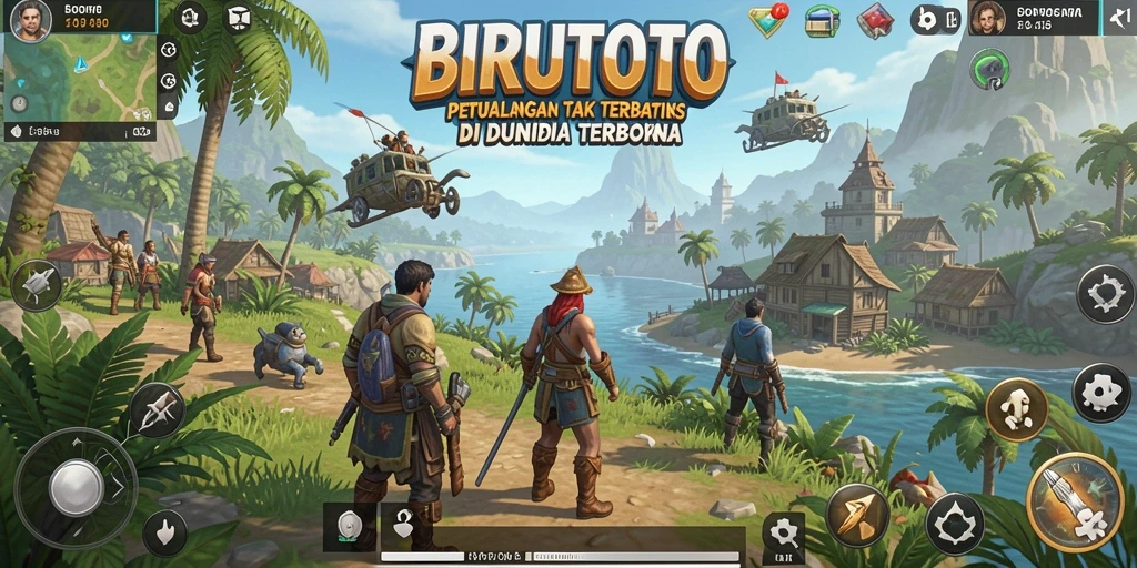 Tampilan gameplay Open World BIRUTOTO yang menarik dan penuh eksplorasi.