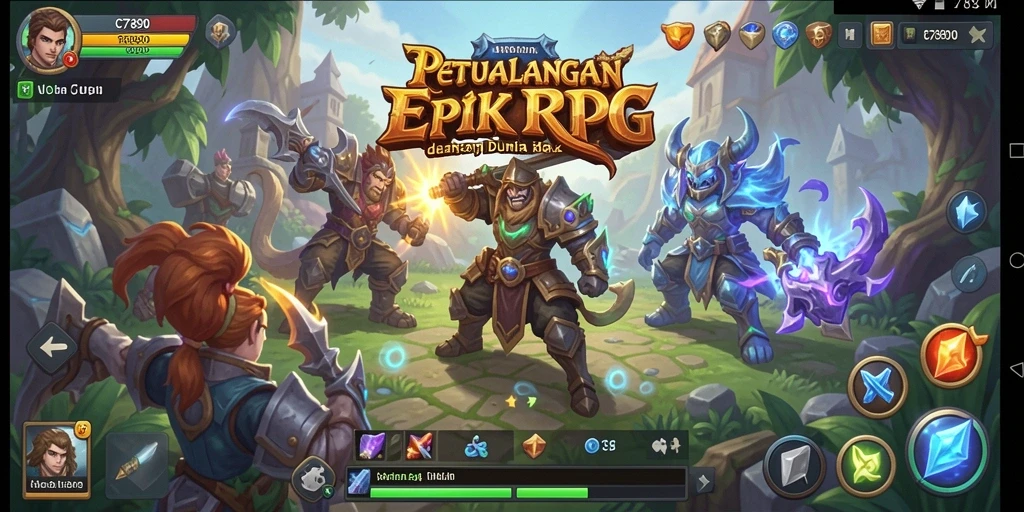 Tampilan gameplay C7890 dengan pertarungan seru dan karakter yang kuat.