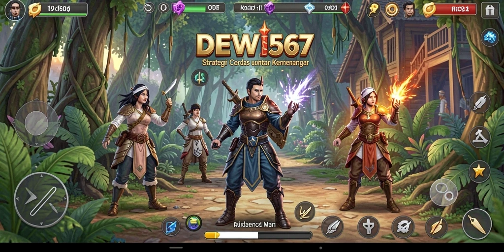 Gameplay dinamis DEWI567 yang penuh strategi dan tantangan.