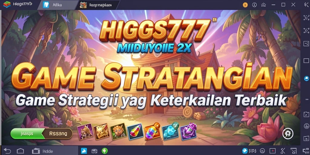 Tampilan gameplay HIGGS777 yang penuh aksi dan strategi.