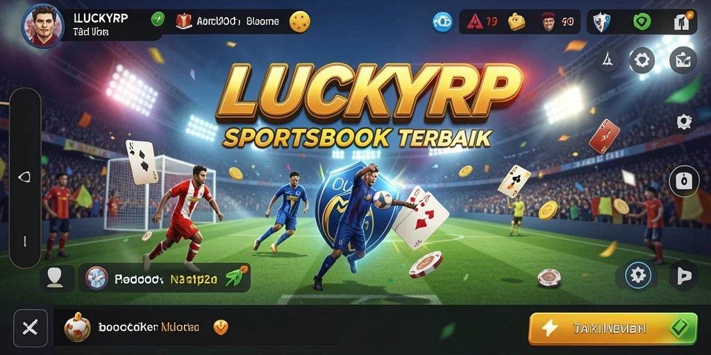 Tampilan gameplay LUCKYRP saat memasang taruhan olahraga secara langsung.