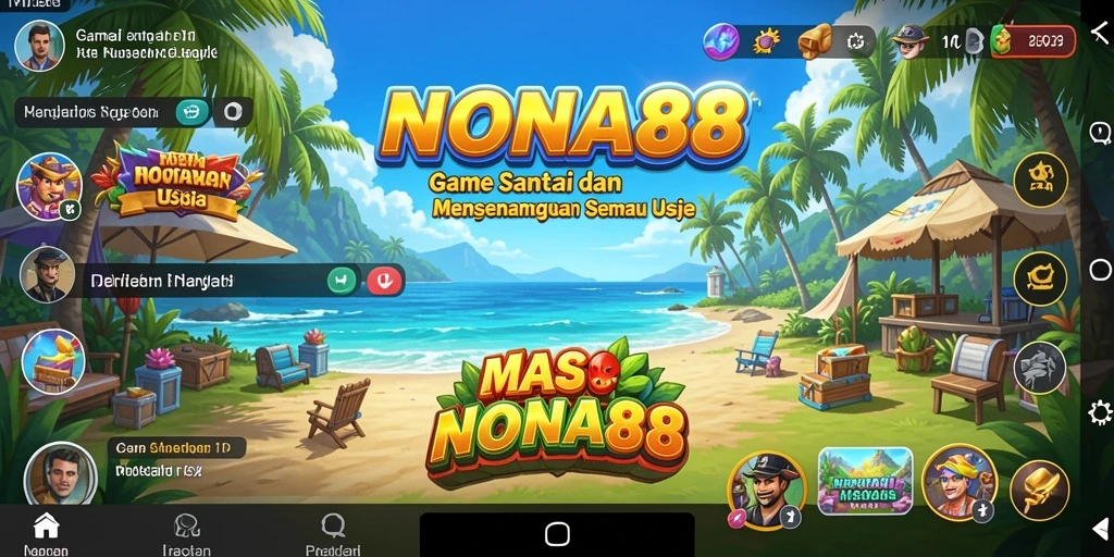 Tampilan gameplay NONA88 yang seru dan menghibur.