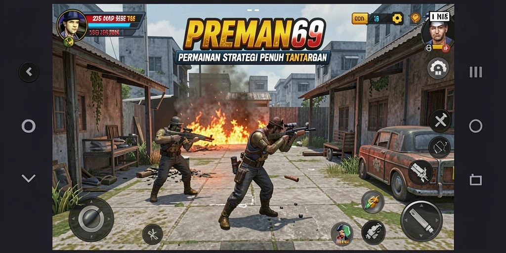 Tampilan seru gameplay strategi di PREMAN69 yang menantang.