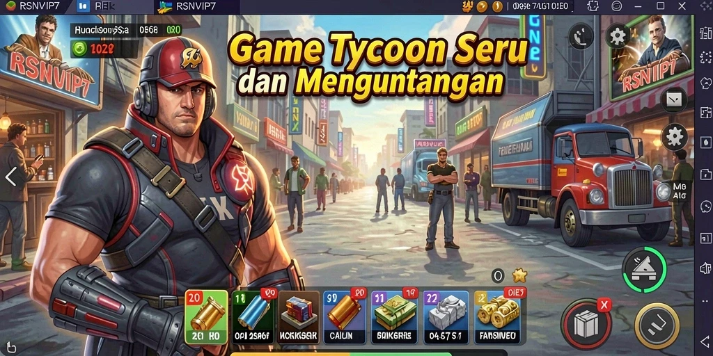 Gameplay seru RSNVIP7 menunjukkan pengelolaan bisnis yang menarik.