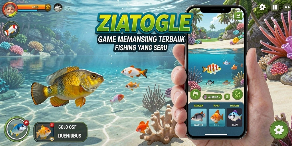 Tangkapan ikan yang memukau dalam gameplay ZIATOGEL.