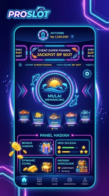 Fitur pencarian aplikasi di proslot untuk kemudahan navigasi.